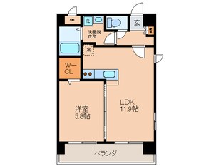 パークサイド ソレイユの物件間取画像